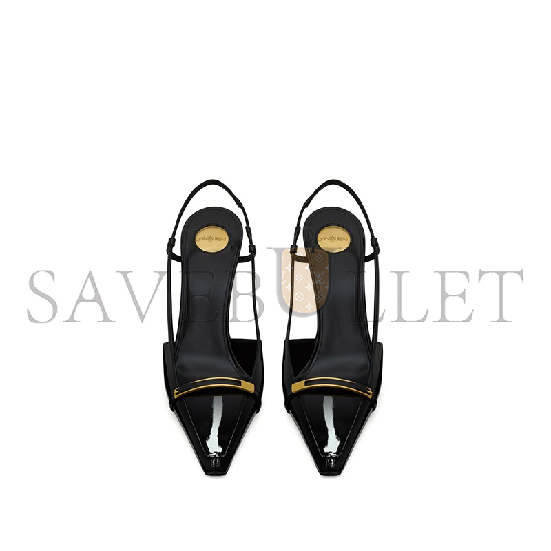 Y*L jacqueline slingback pumps in patent leather 8061261tvat1000